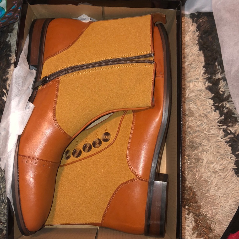 Men’s size 45 US 10 brown boots